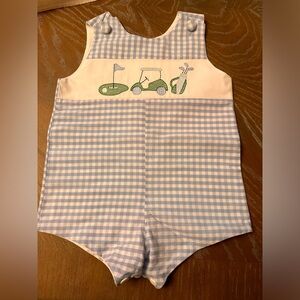 Hole in ONE, Golf first birthday romper/jon jon